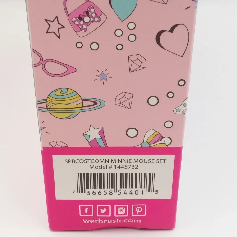 Wet Brush Disney Junior Minnie Mouse Detangling Accessory Bundle Limited Edition
